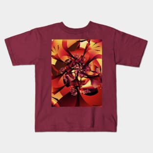 Autumnal Fractal Tree Kids T-Shirt